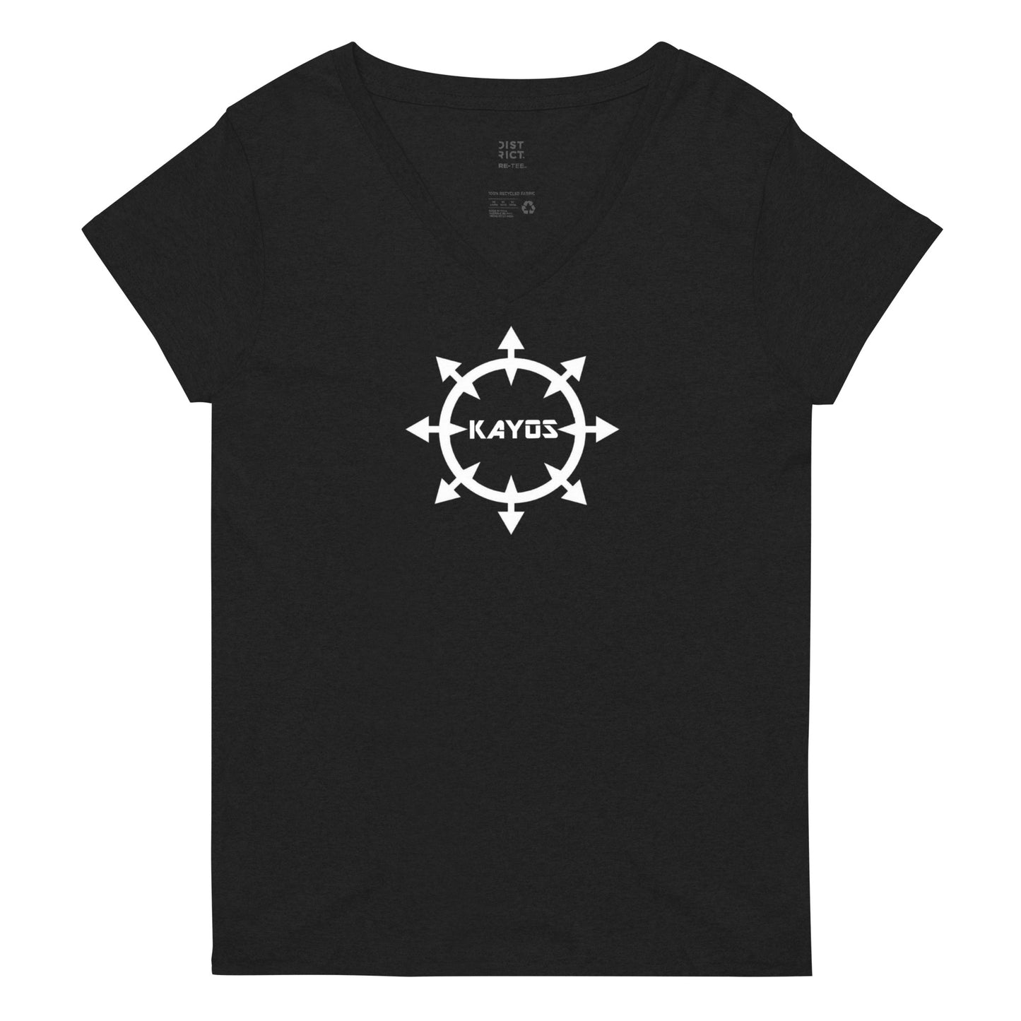 Kayos OG Logo Women’s recycled v-neck t-shirt