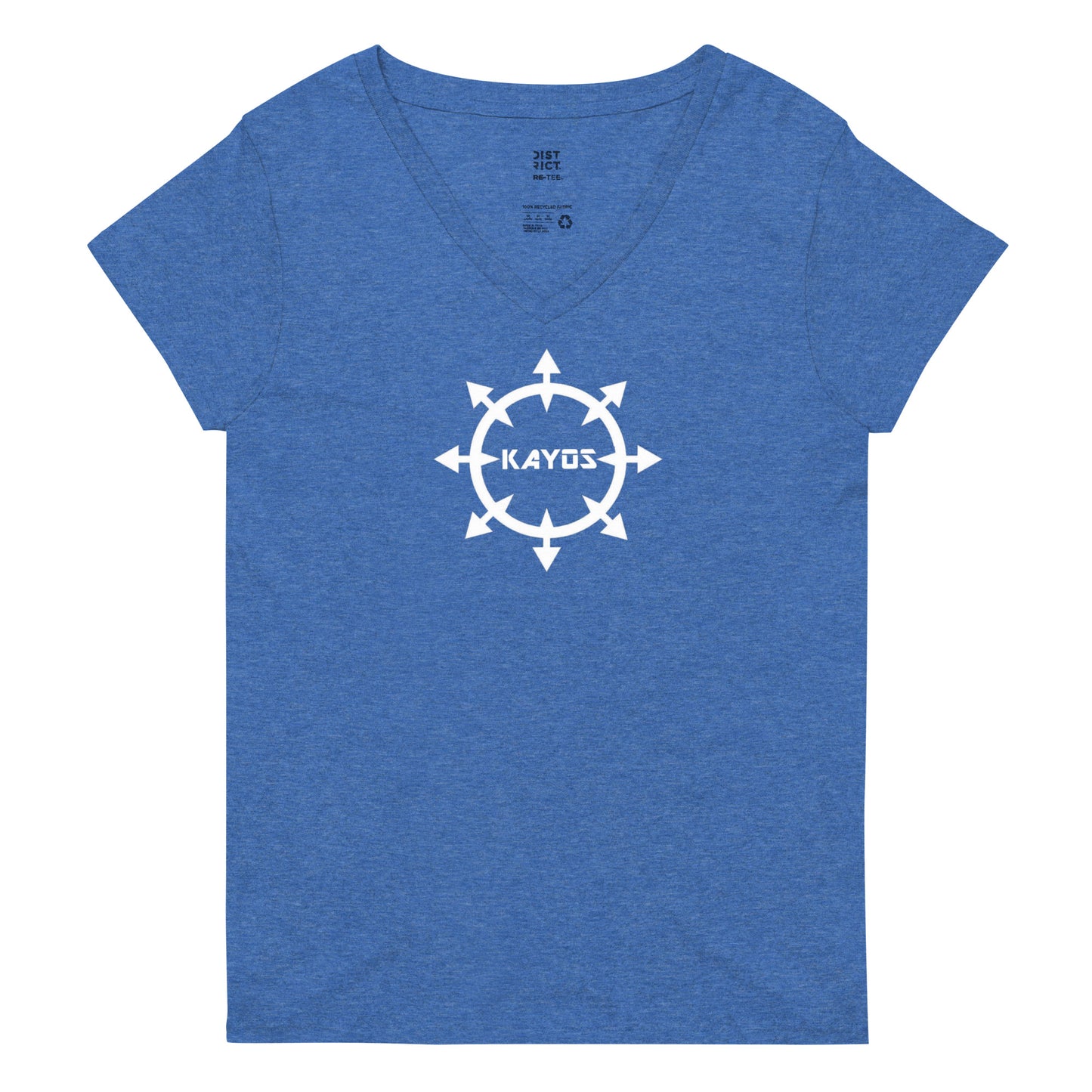 Kayos OG Logo Women’s recycled v-neck t-shirt