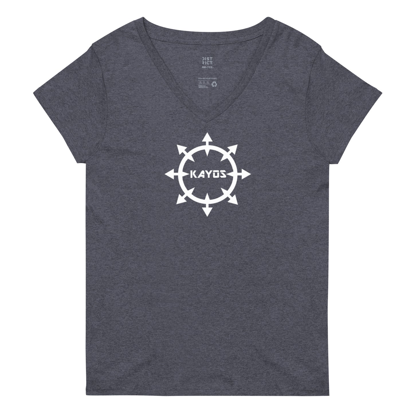 Kayos OG Logo Women’s recycled v-neck t-shirt