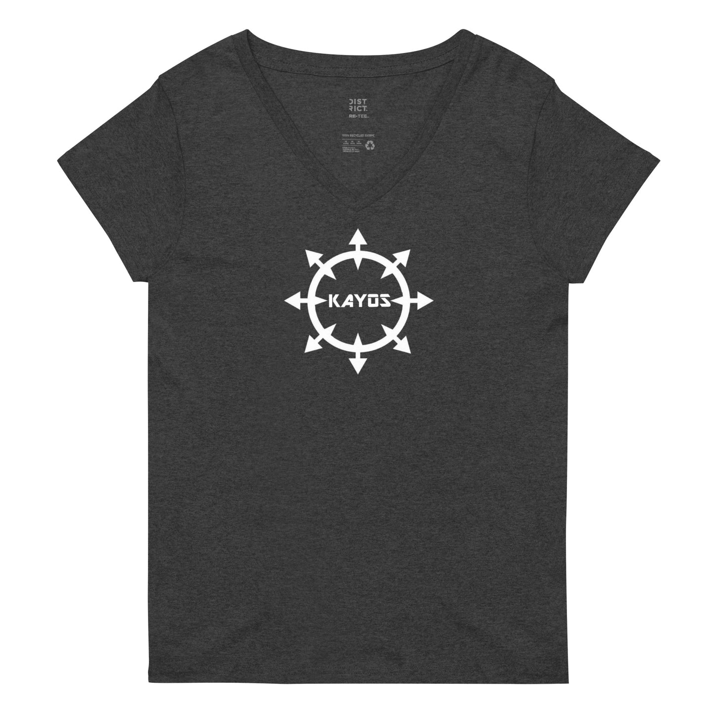 Kayos OG Logo Women’s recycled v-neck t-shirt