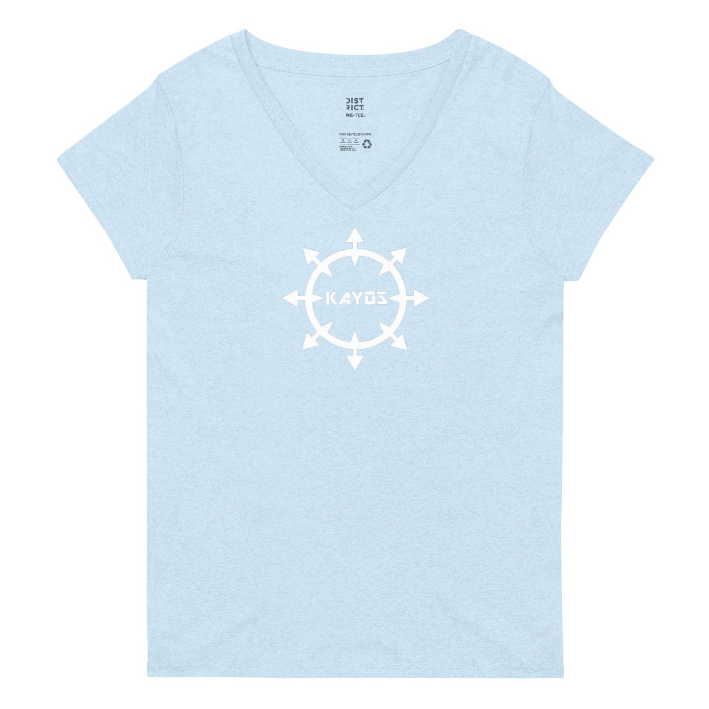 Kayos OG Logo Women’s recycled v-neck t-shirt