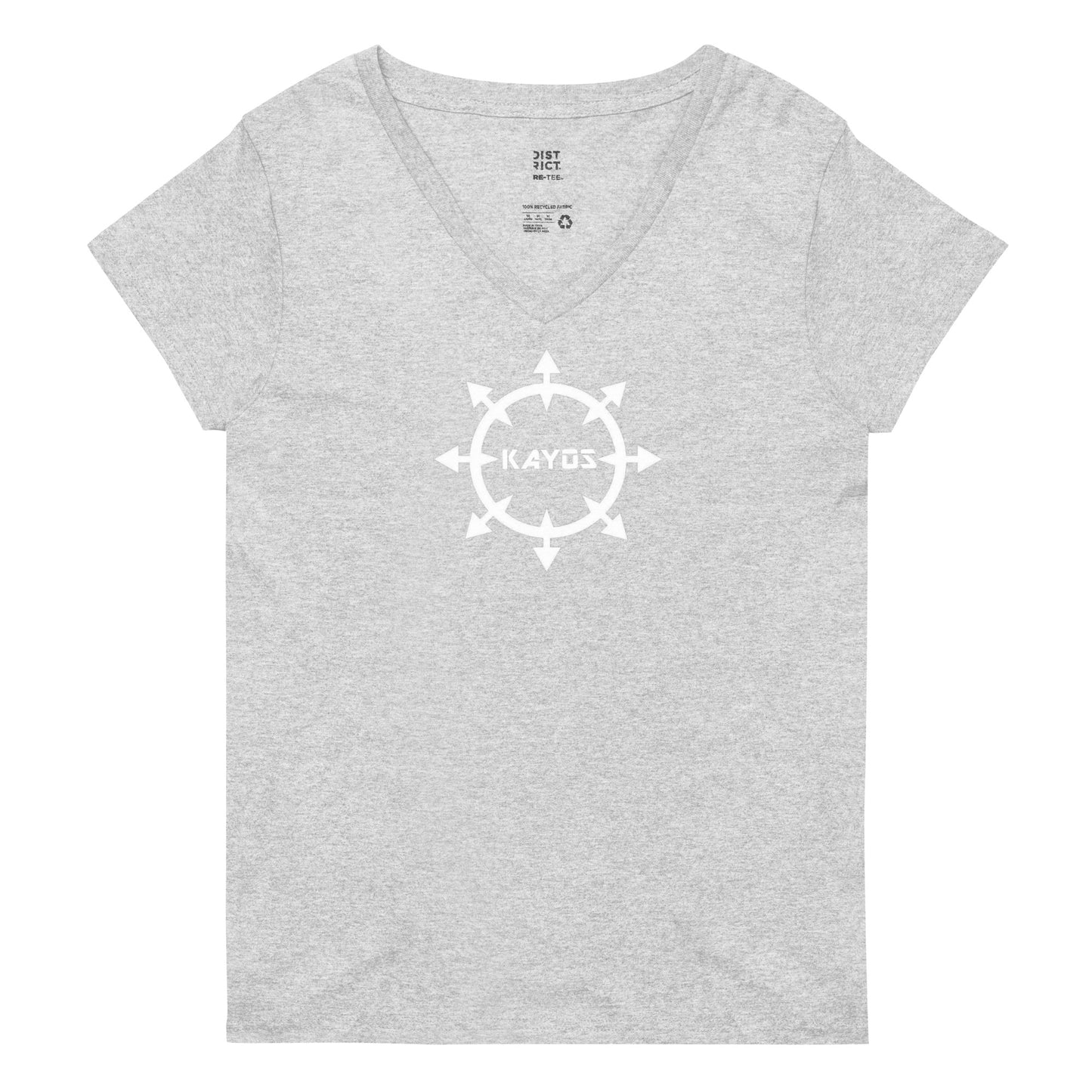 Kayos OG Logo Women’s recycled v-neck t-shirt